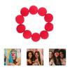 10 Stück Schwammball Clownsnasen Halloween Party Falsche Nasen Cosplay Requisite Rote Ballnasen Clown Kostüm Requisiten