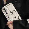 Minimalist Bear Case for Samsung Galaxy A51 A15 A35 A52s A52 A25 A72 A55 A54 A53 Soft Cover A71 A73