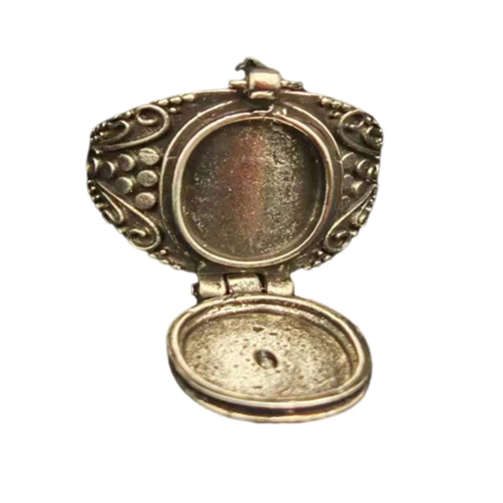 Nepalese Ghau Box Ring Handmade Alloy Jewelry Symbolizing Protection and Good Fortune for Fashion Enthusiasts