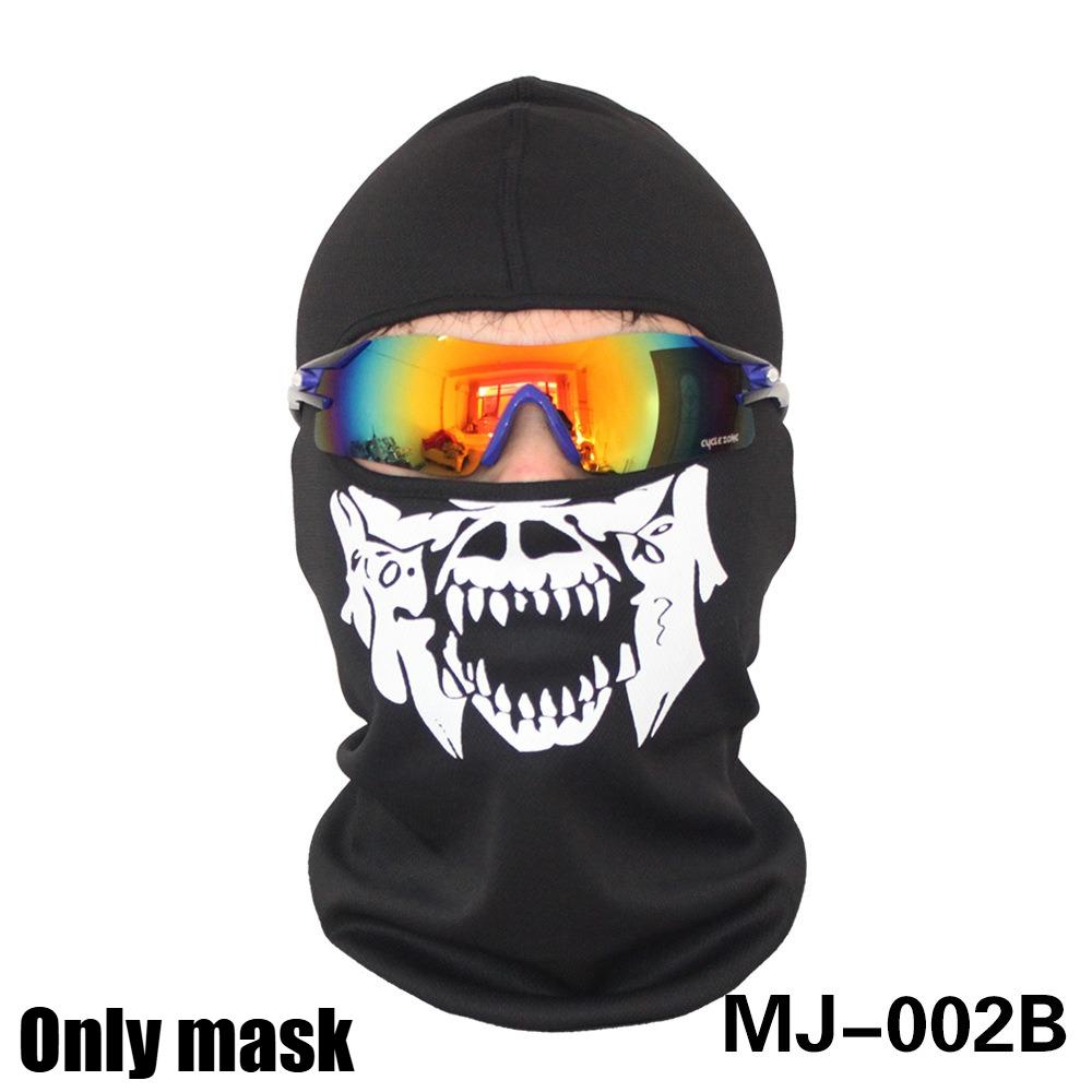 Skull Balaclava Ghost Windproof Motorcycle Full Face Bandana Halloween Tactical Balaclava Hood Skull Balaclava