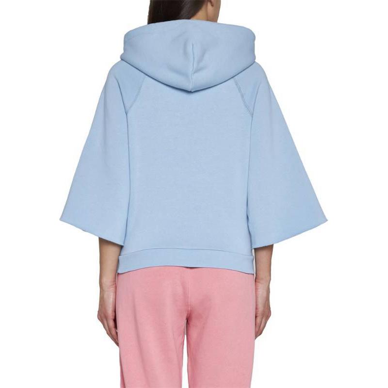 Polo Ralph Lauren SS23 Felpa Monocolore con Logo Ricamato Felpe Donna Azzurro Chiaro 211892615-001