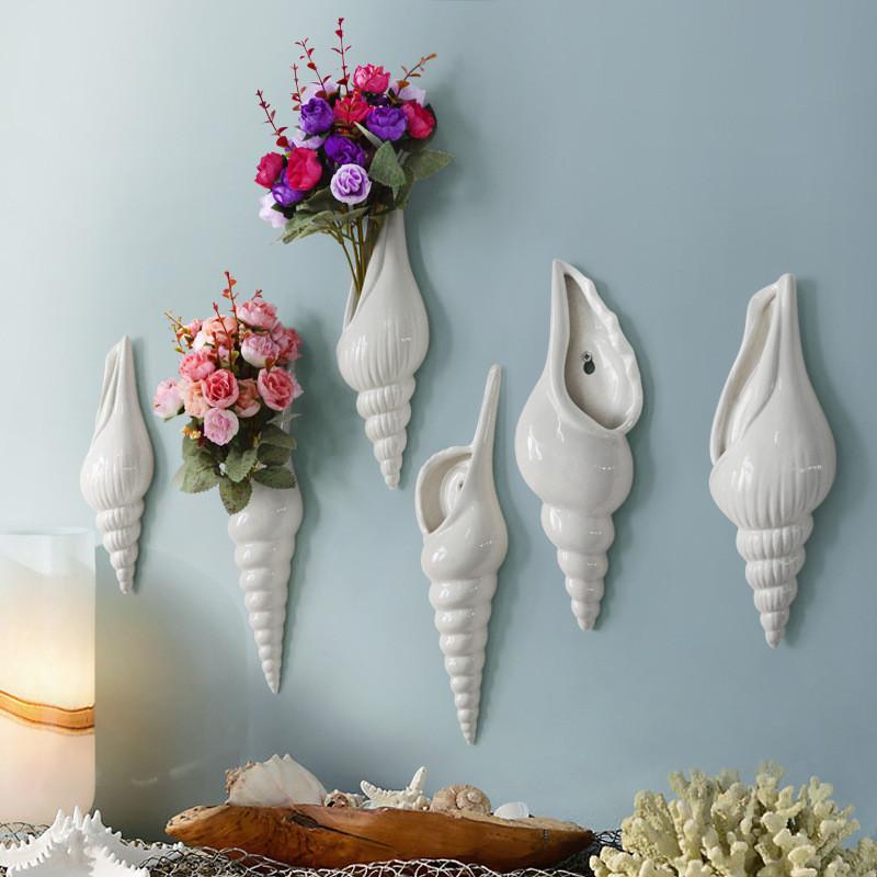 Shell Contemporary Wall Vase For Home Decor To Enhance Interiors Minimalist