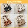 Stylish Retro Crossbody Bag Medium-sized Lock Closure Street Fashion Handbag
