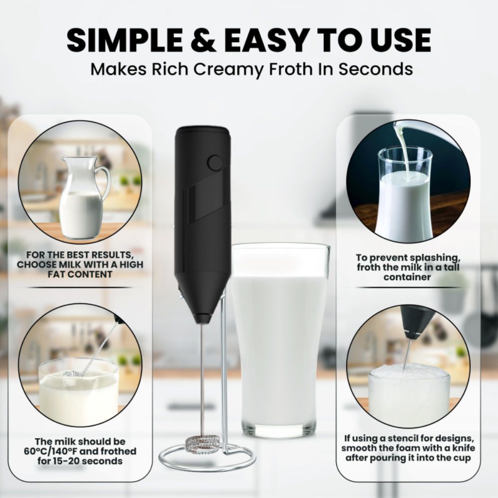 Mini Eierschläger Automatischer Kaffee-Mixer Hohe Qualität Milchaufschäumer Küchenwerkzeug