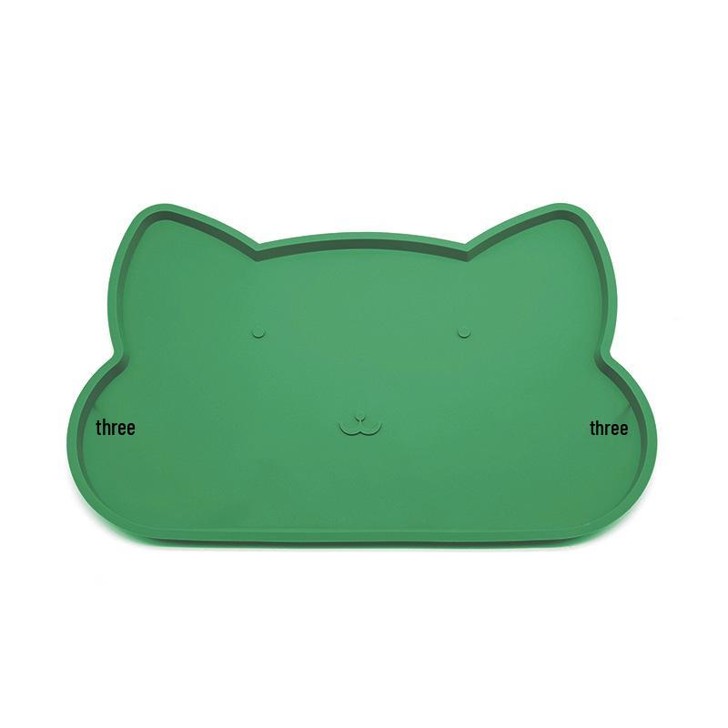 Silicone Pet Feeding Mat: Easy-Clean, Foldable, Leak-proof, Non-slip, Waterproof for Cats & Dogs