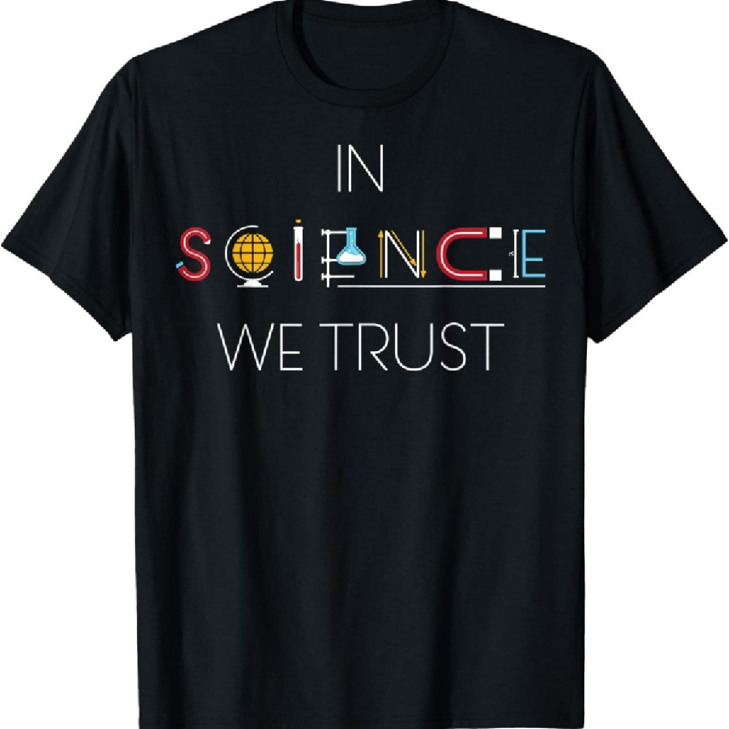 Футболка In Science We Trust ! , научная футболка футболка S