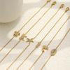 Stainless Steel Sea Turtle Starfish Seahorse Pendant Gold Color Chain Bracelet for Women Luxury Rhinestone Summer Ocean Jewelry