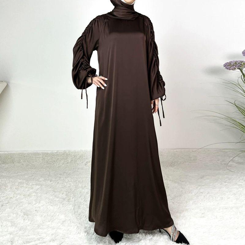 Middle East Dubai New Elegant Dress Arabic Loose Robe Fashionable Loose Dress