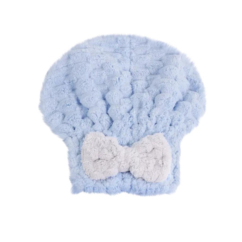Bow Tie Dry Hair Cap Super Absorbent Quick Dry Coral Velvet Princess Shower Cap Female Thickened Dry Hair Towel Free Blow Wrapped Head Towel