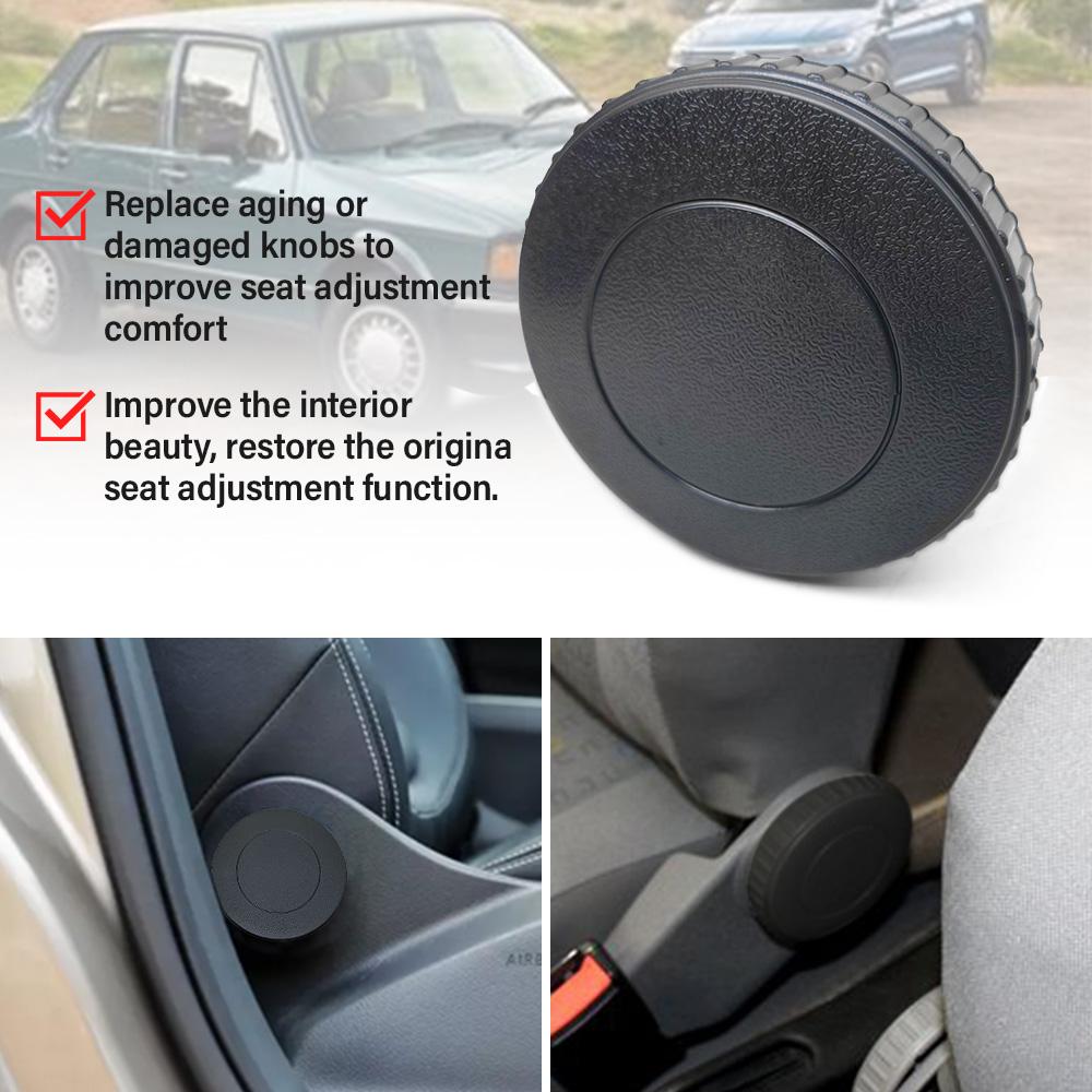 1J0881671H Black Front Seat Recline Knob Adjust Handle for Volkswagen Skoda Car Accessories Seat Adjustment Adjust Knob
