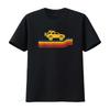 Mens Retro Runner Tracks 4x4 Offload Camping T Shirt Black M Vintage Washed Slightly Stylish Fashion Soft Stretched Comfortable