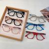 New personalized color matching cat eye anti-blue glasses fashionable commuting elegant and versatile can be matched with degree flat glasses