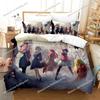 3D Printed Anime Zombie Land Saga Bedding Set Boys Girls Twin Queen Size Duvet Cover Pillowcase Bed Kids Adult Home Textile