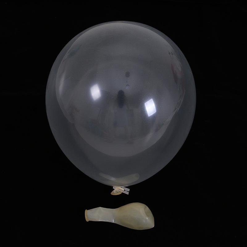 12-Zoll durchsichtige Latexballons für Hochzeiten & Geburtstage - Weiße Haut, Keine. 8