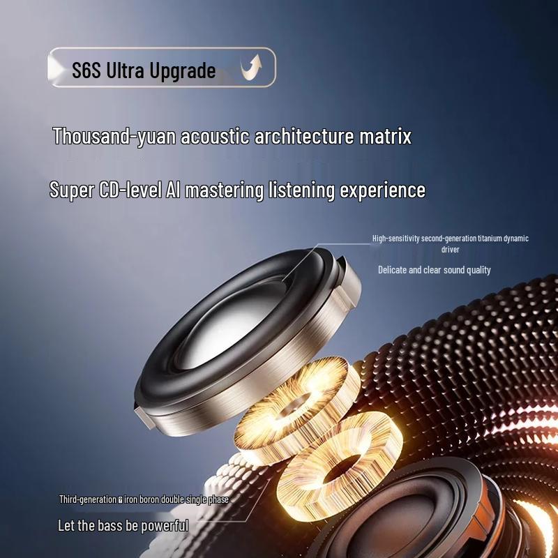 Saina S6S Ultra Open-Ear Clip-on Bluetooth Sport-Kopfhörer