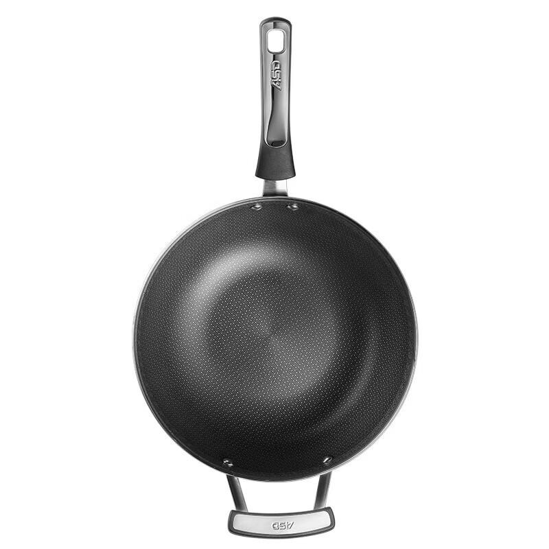 ASD 30cm Honeycomb Flat-Bottom Non-stick Wok