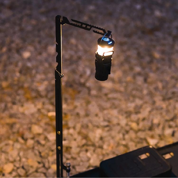 Camping Lamp Stand Folding Light Stand Adjusted Height Outdoor Fishing Hanging Light Holder Tool Camping Light Stand