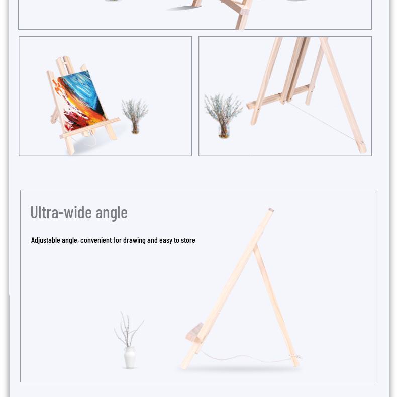 Kids' Mini Wooden Desktop Easel & Photo Frame