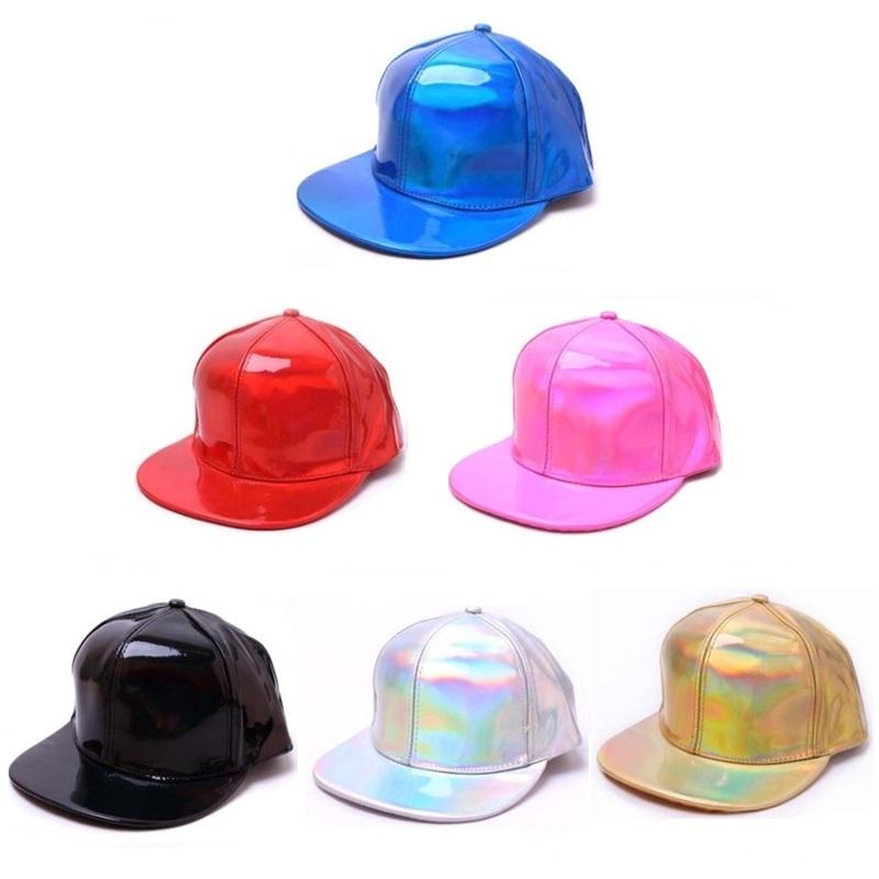 Freedom Outdoors Men's Adult Casual Faux Leather Flat Snapbacks Hats Solid Hip Hop Baseball Caps And Wo New Casquette Gorros 54-58Cm