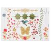 5pcs Mixed Metallic Golden Silver Colorful Pattern Temporary Disposable Tattoo Stickers