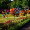 Rotating Wind Spinner Sculpture Suitable For Outdoor Decorations Easy Assembly Metal Garden Art Design Weather Resistant