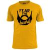 Mens Fear The Beard Funny T Shirt Dad Brother Grandad