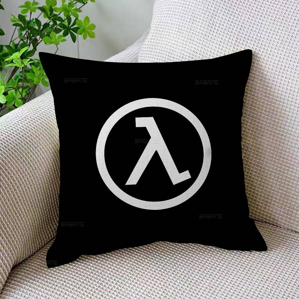 Game H-Half L-Life Office Cushion Pillowcase Car Cushion Cover45X45CM Lumbar Pillowcase Sofa Pillowcover