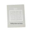Yabin 999 Sterling Silver Custom Engraved Mirror-Finish Commemorative Corporate LOGO Plaque