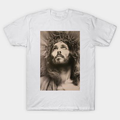 T Shirt Kadın İsa Harajuku Baskılı Kawaii Tişört Yazlık Kısa Kollu Kadın Tişört Üst Tee