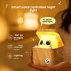 LED Light Cat Night Light Eye Protection 3 Color Modes Voice Control Lamp for 36v/1000mAh 3000mAh