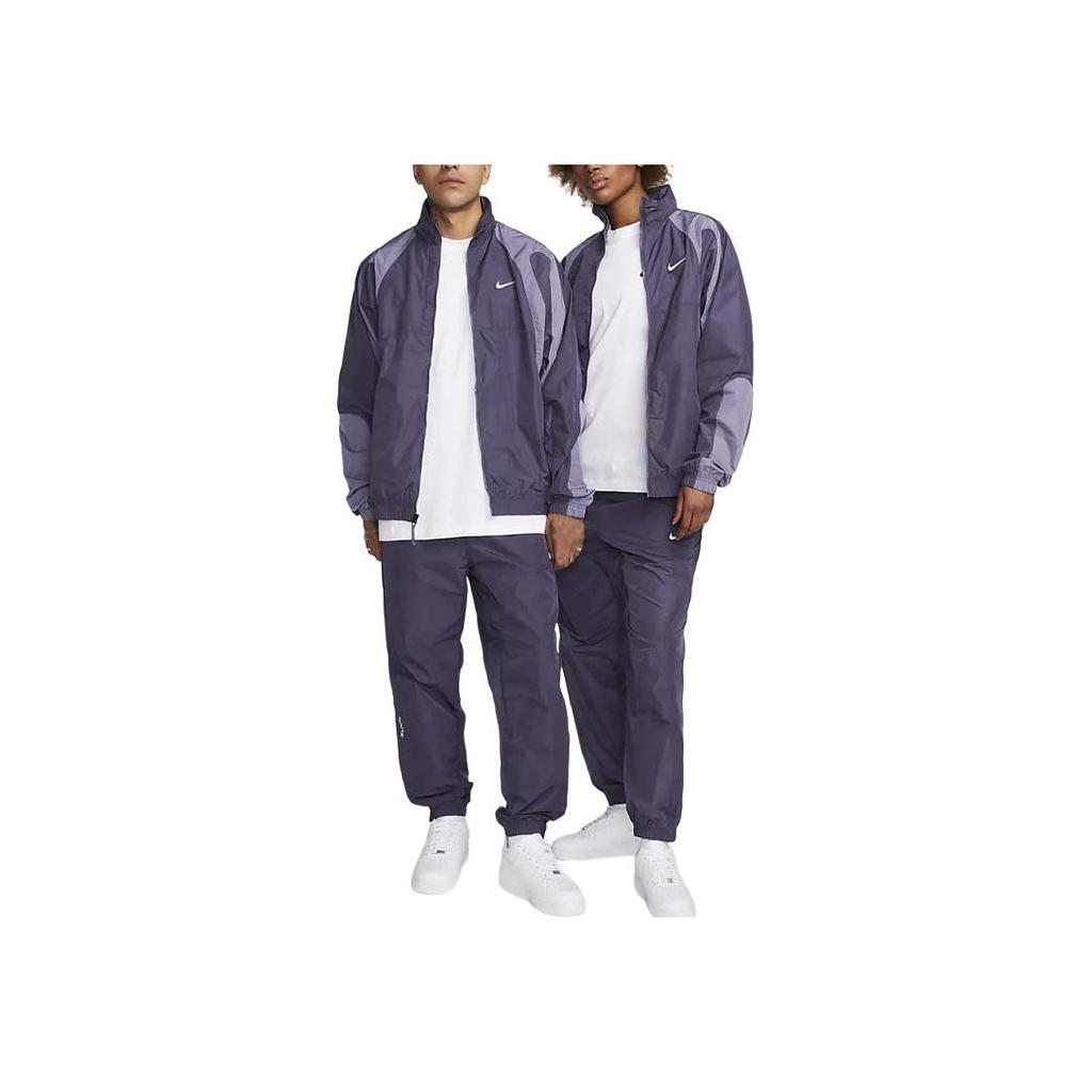 Nike X Drake Nocta Series Colorblock Stehkragen Reißverschluss Sportjacke Herren Jacken Lila DO2808-573