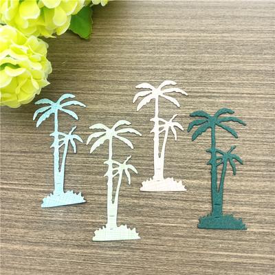 Kokosnussbaum-Metall-Stanzformen, Schablonen für DIY, Scrapbooking, dekorative Prägung, Handwerk, Stanzschablone