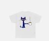 Kaffee und Katze T-Shirt Pete die Katze Kaffee T-Shirt Pete die Katze T-Shirt Ästhetisch