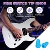 uxcell Electric Guitar Switch Tip Knobs of Cross Opening Toggle Switch Caps SQ Style Electric Guitar Pickup Selector Replacement Parts Light Blue (Set