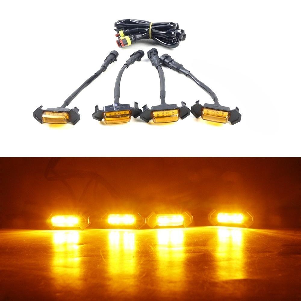 Automobile Modification Daytime Running Lights with Harness Grille LED Lights Car Accessories
