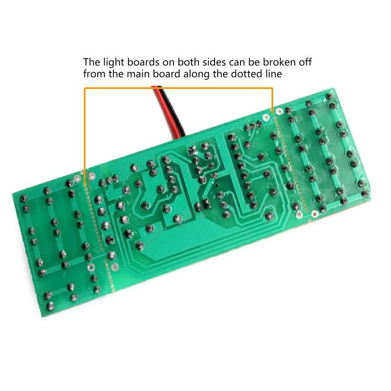 NE555 CD4017 IC LED Elektronische Lichter Kits Rot Blau Zweifarbig DIY Kit Stroboskop Elektronisches Anzug Blinkende Lichter Komponenten