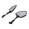 1 Pair Rearview Side Mirrors 360 Degree Rotation   for Motocycle Scooter ATV Dirt Bike 0.3in 0.4in Mounting