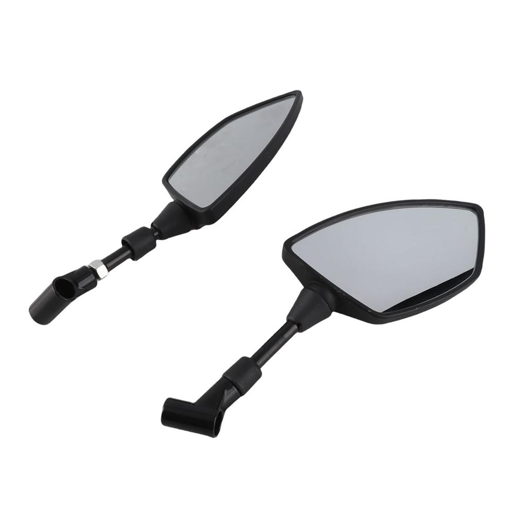 1 Pair Rearview Side Mirrors 360 Degree Rotation for Motocycle Scooter ATV Dirt Bike 0.3in 0.4in Mounting