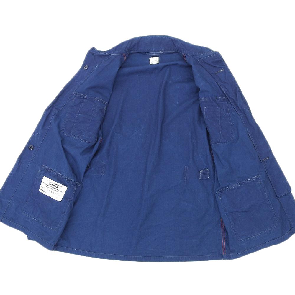 CORONA CORONA Indigo Jungle Fatigue Jacket for Men, Blue, L Jacket L blueUsed