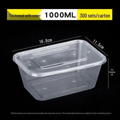 Disposable Plastic Food Containers with Lids