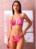 Sexy rückenfreier Träger-Bikini für Damen - Unifarbene europäische & amerikanische Bademode