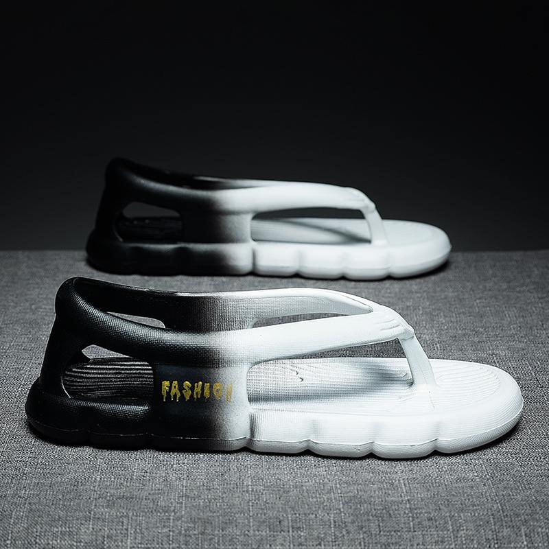 Fashion Mens Thong Sandals Summer 2025 New Mens Shoes Thick Bottom EVA Non-slip Slide Slippers Outdoor Indoor Couples Flip Flops