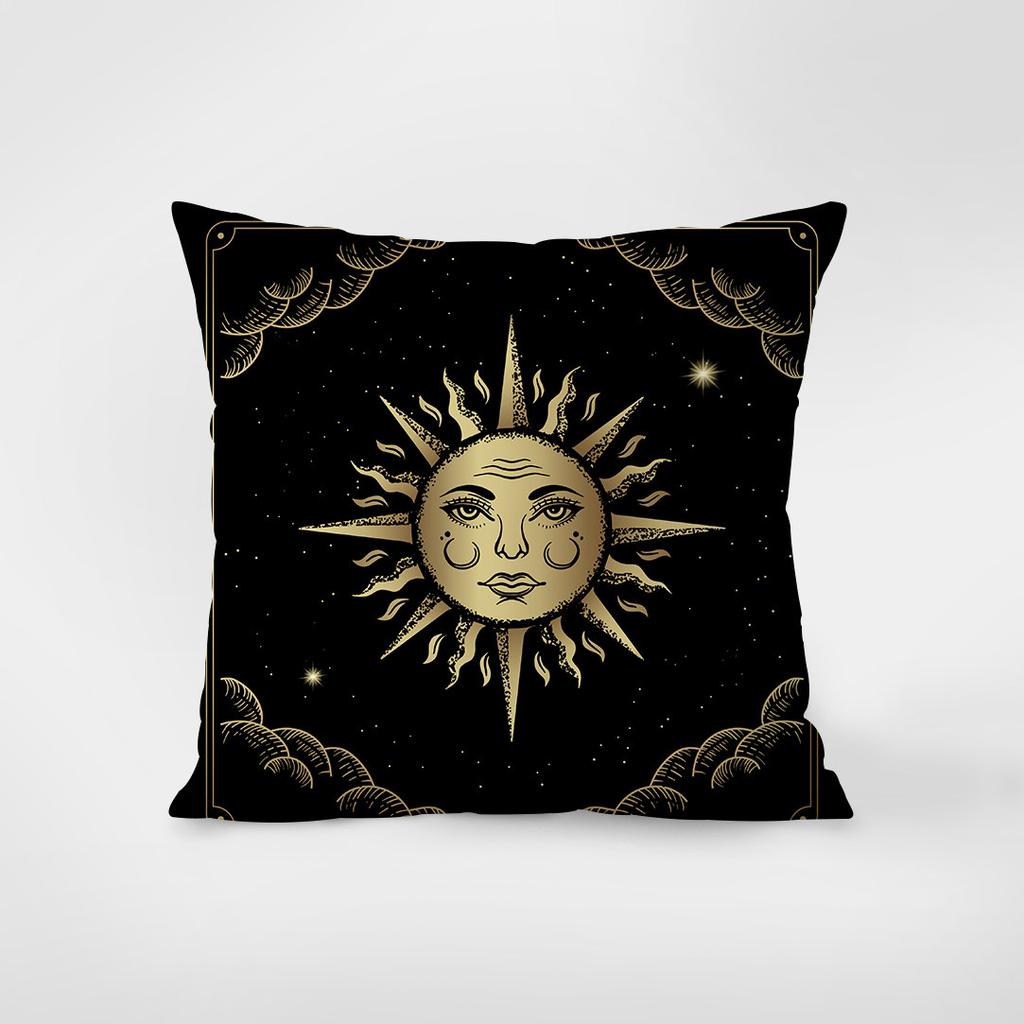 New Cosmic Astrology Pattern Pillow Case Bohemian Style Cushion Cover For Bedroom Living Room Home Decorative Pillowcase