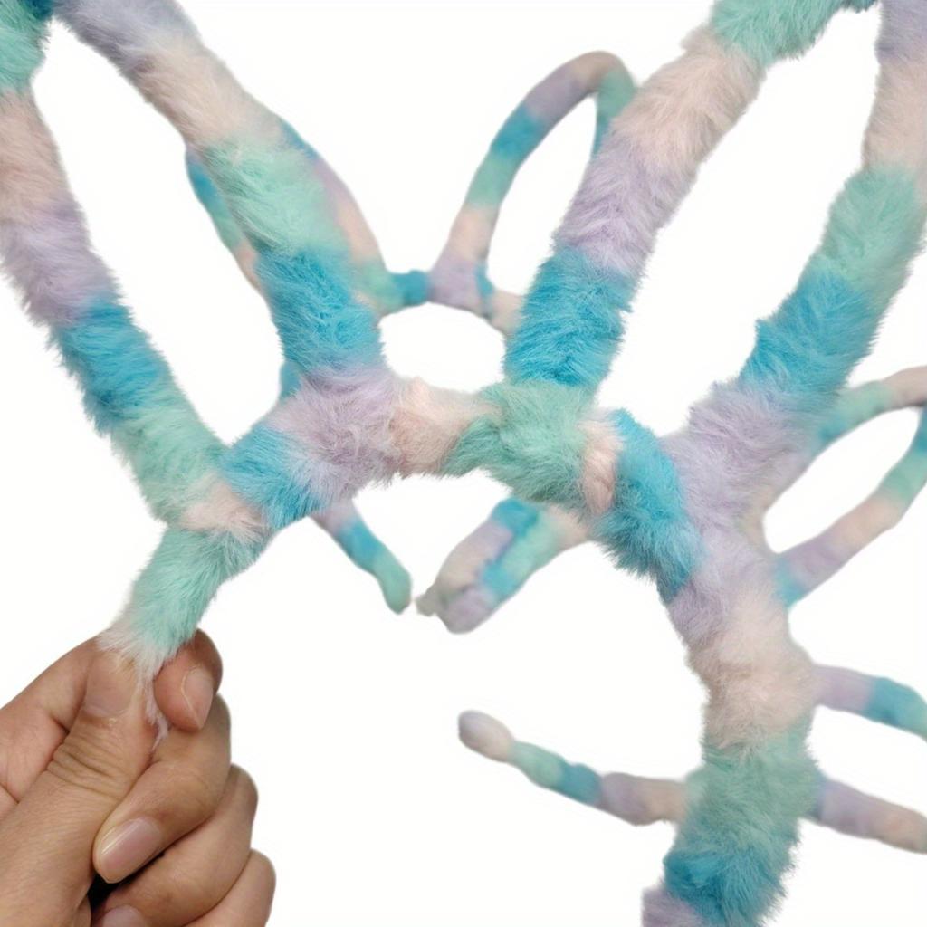 1pc Colorful Easter Bunny Ear Headband, Holiday Decoration Accessory Headband, Suitable for Holiday Gatherings, Hair Accessories