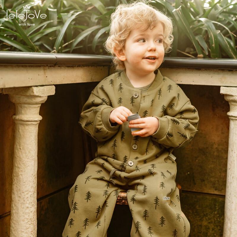LELE JOVE Nordic Style Baby Long-Sleeve Bodysuit 73cm