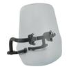 VIPIH Windshield Motorcycle Hunter Cub Screen Applicable for Honda Hunter Cub CT125 Rigid Feel Upside Down Reversible Motorcycle Screen Mount Bar
