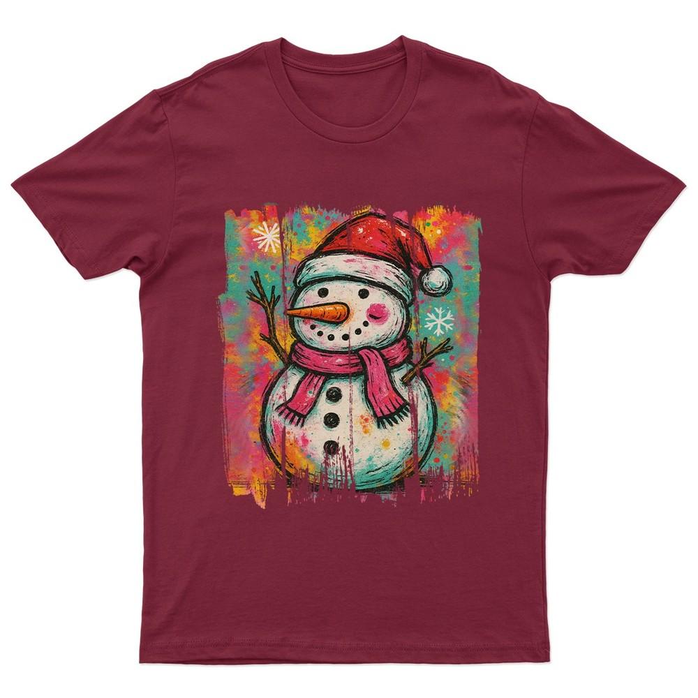 Festive SnowUnisex Christmas Holiday TShirt Unisex Gift Retro Seasonal Funny