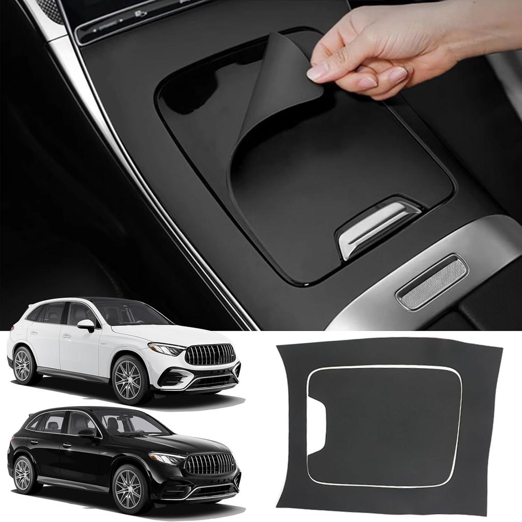 Copertura Protettiva Pannello Leva Cambio Console Centrale Adesivo in Silicone Kit Avvolgente Lavabile per Interni Adatto per Mercedes Benz GLC X254 GLC260 GLC300 GLC300e