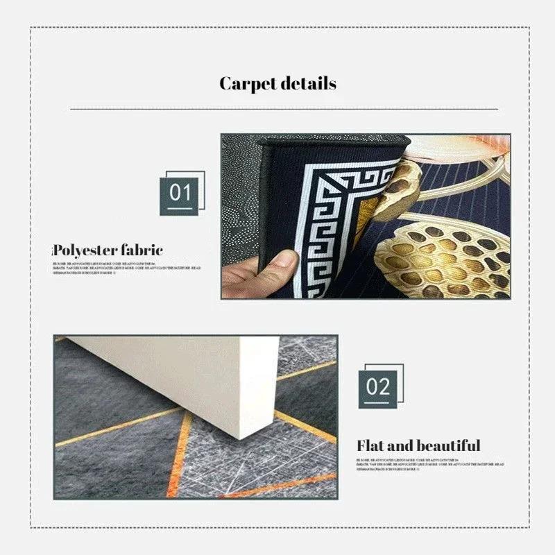 Corridor Hall Runner Aisle Long Carpets for Living Room Decoration Home Washalbe Long Area Rug Entryway Entrance Door Mat Luxury