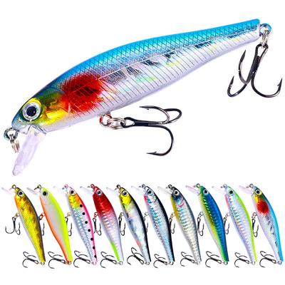 Minnow Crank Wobbler Jerkbait Fishing Lure 8.8cm 9g Isca Artificiale Carkbait Wobblers Swimbait Attrezzatura da pesca per Bass Pike Carp